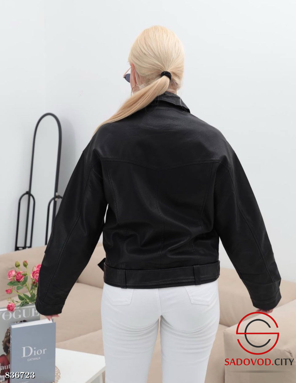 Кожаная куртка весенняя