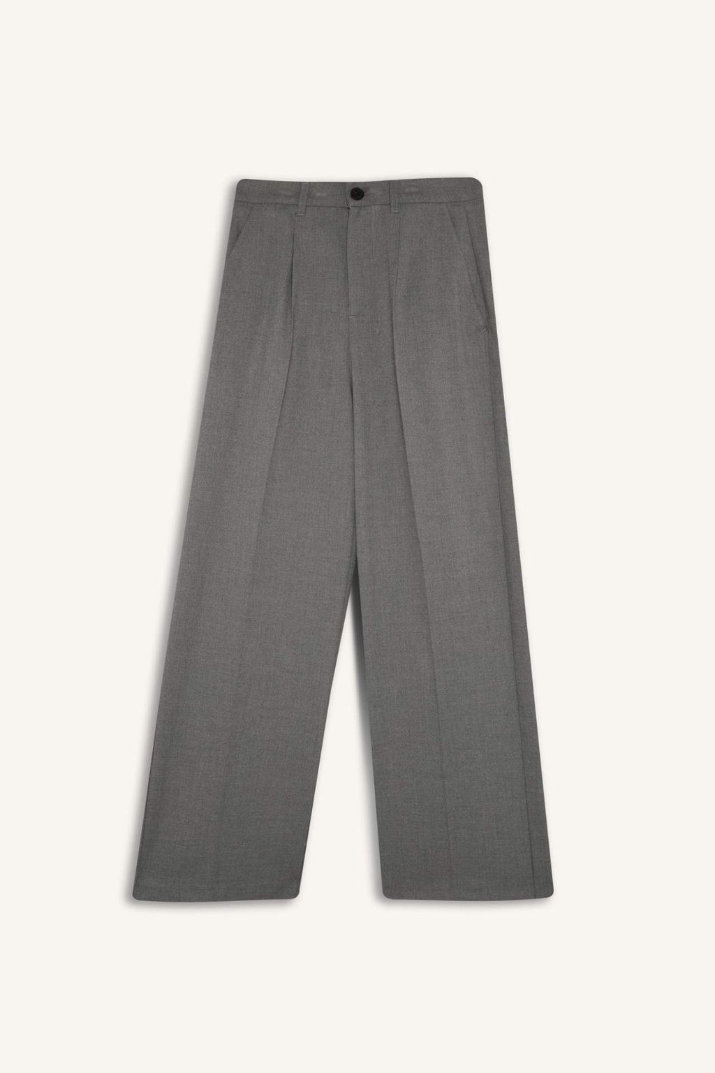 Wide Leg Pensli Klasik Kumas Pantolon Genis Bol Paca Basic Duz Uzun Boy Yuksek Bel Cepli - Defacto фото 6