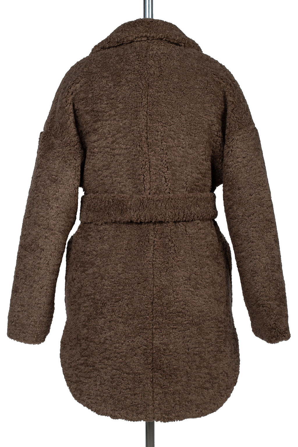 02-3195 Пальто женское утепленное (пояс) - El podio фото 11