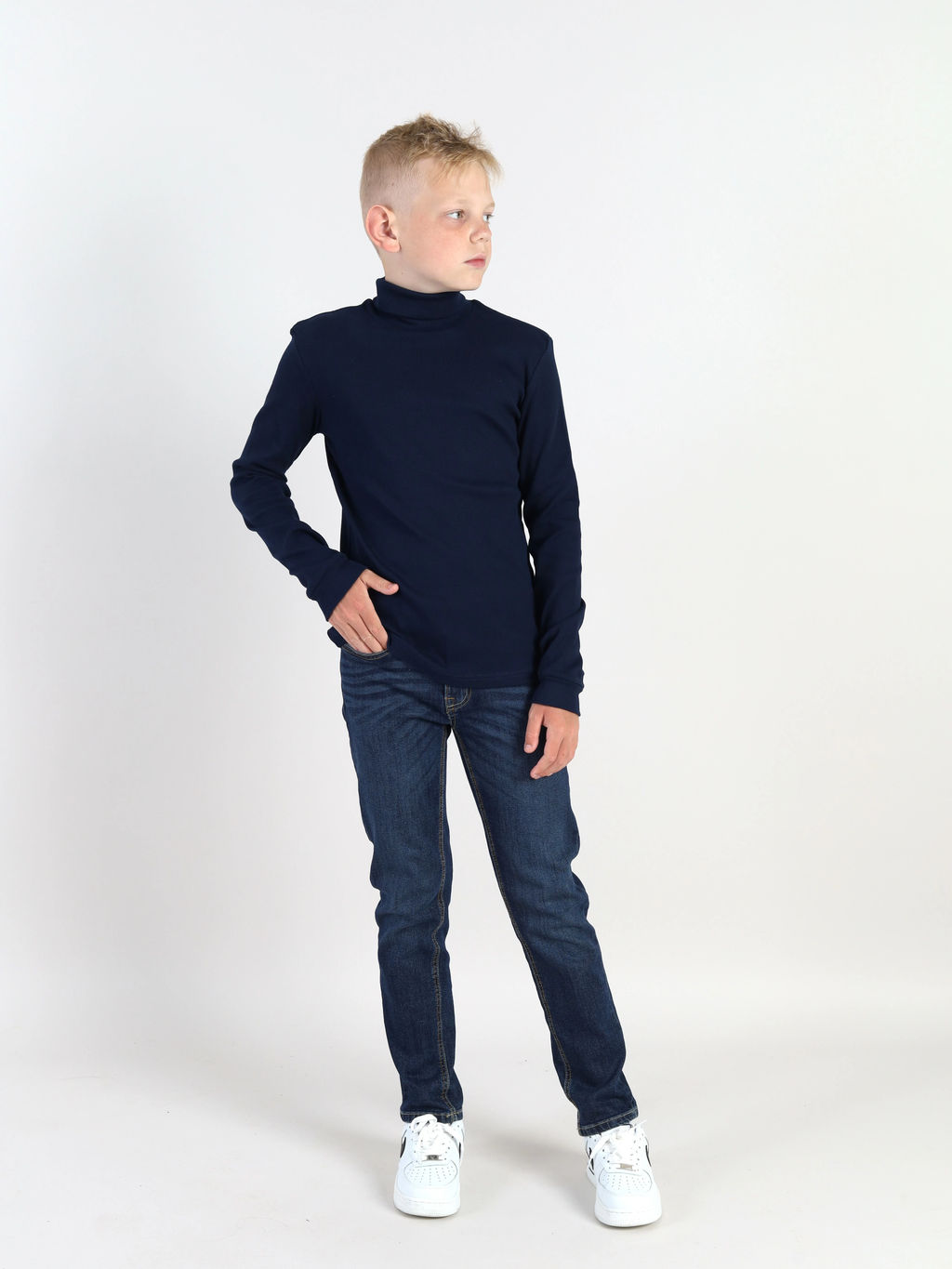 CRB wear/CWKB 63152-41 Водолазка для мальчика,темно-синий/Ex.Cherubino  фото 3
