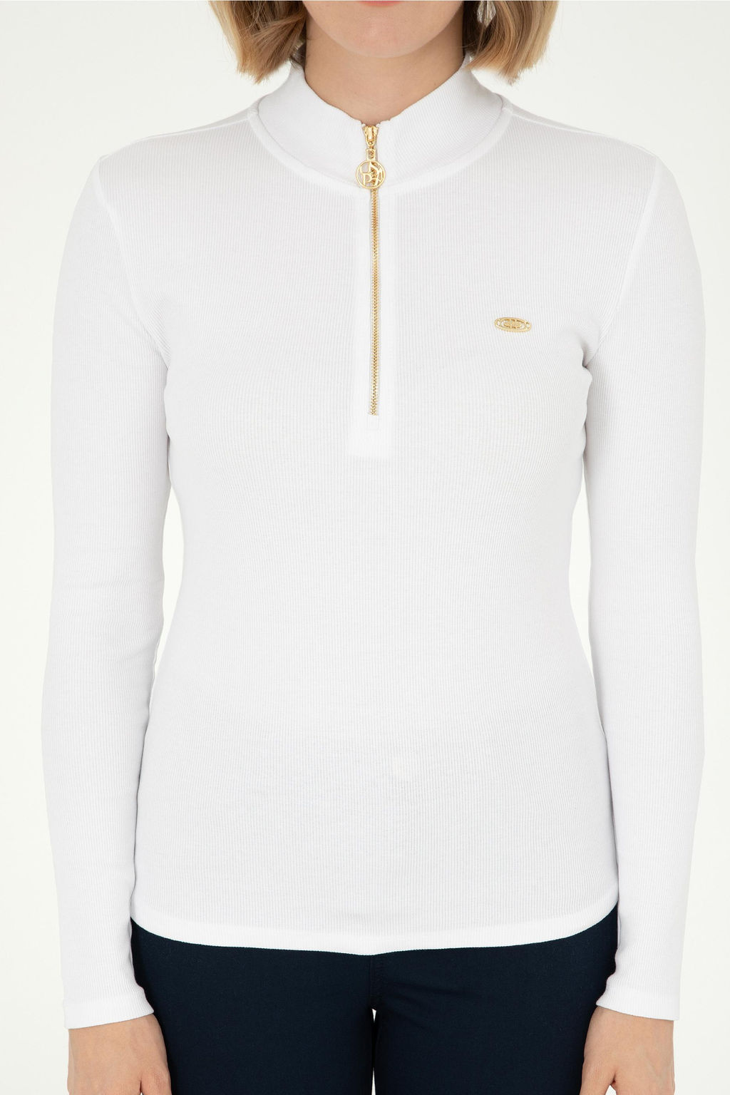 Женский белый свитшот Неожиданная скидка в корзине - U.s. polo assn фото 6