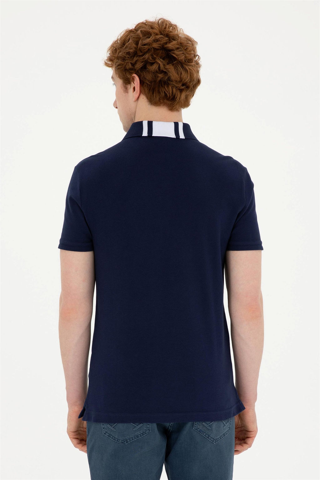 Мужская темно-синяя футболка - U.s. polo assn фото 5