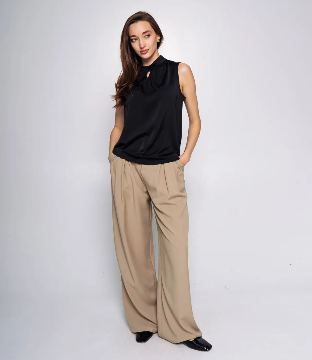 Блуза #КТ1197, чёрный