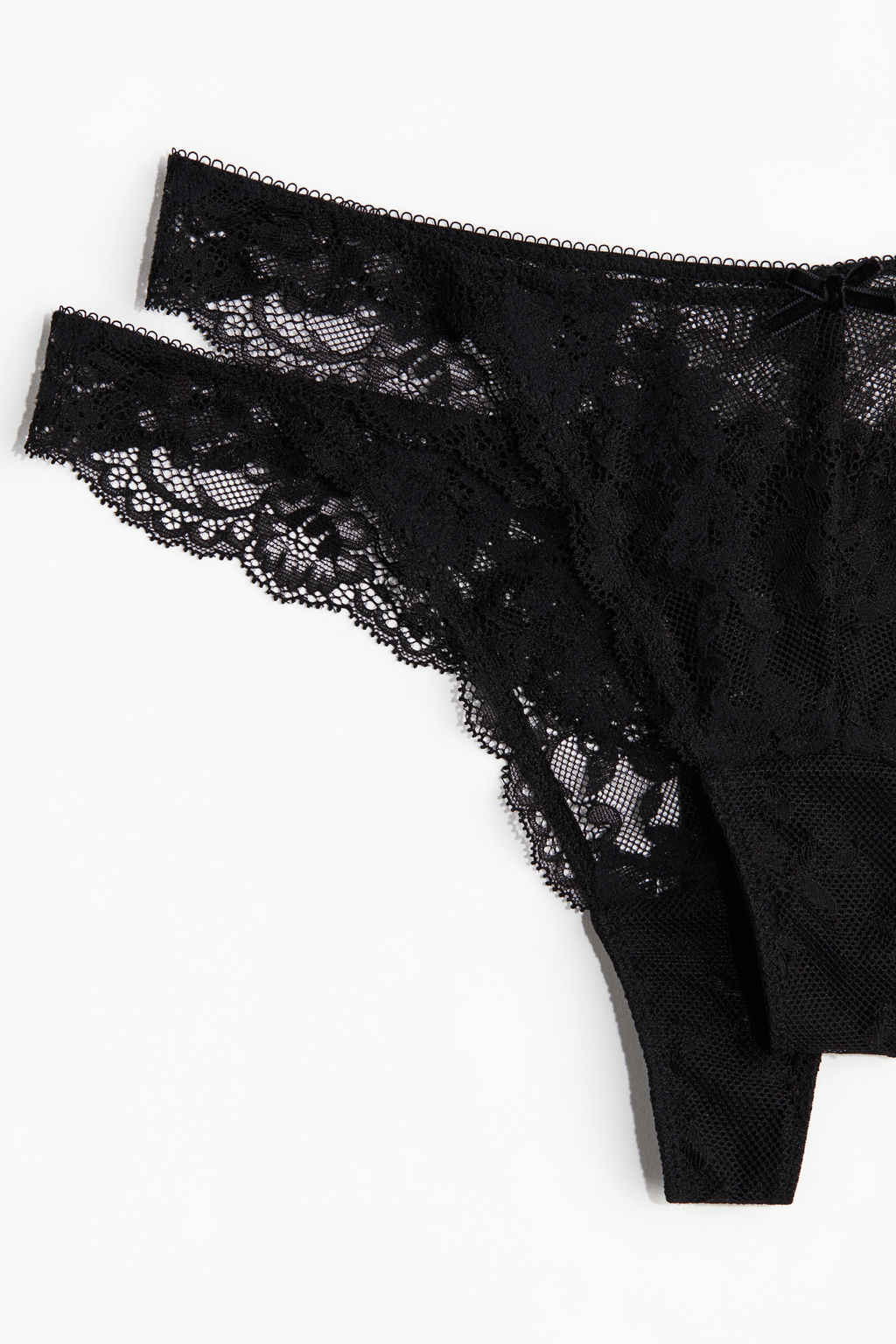 Pack de 2 bragas thong de encaje - H&m фото 3