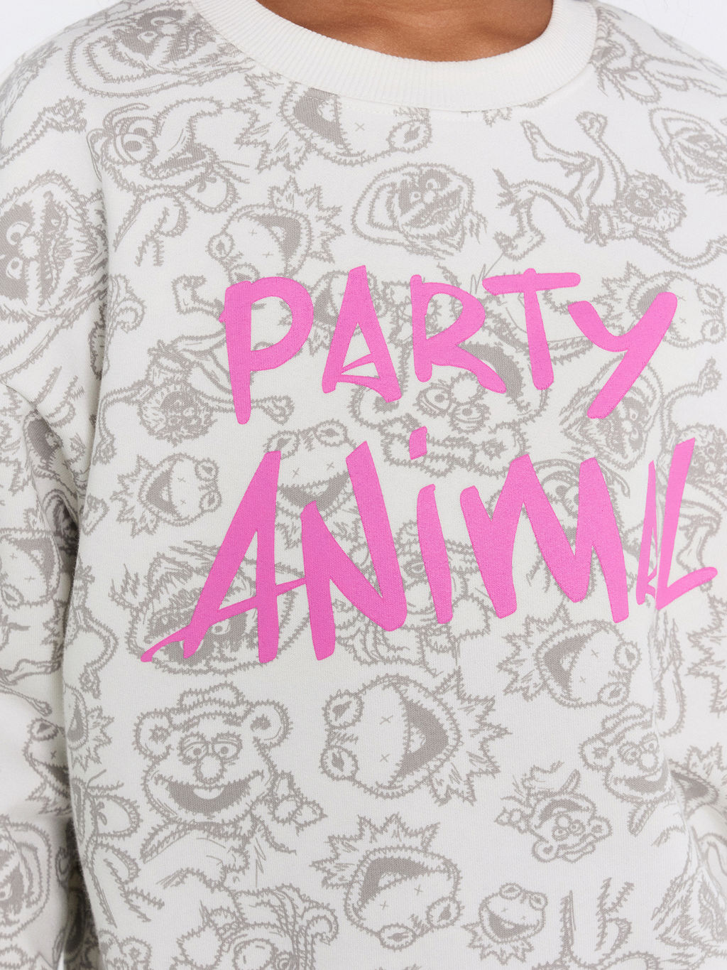 Свитшот для девочек с принтом Party animal - Mark formelle фото 5