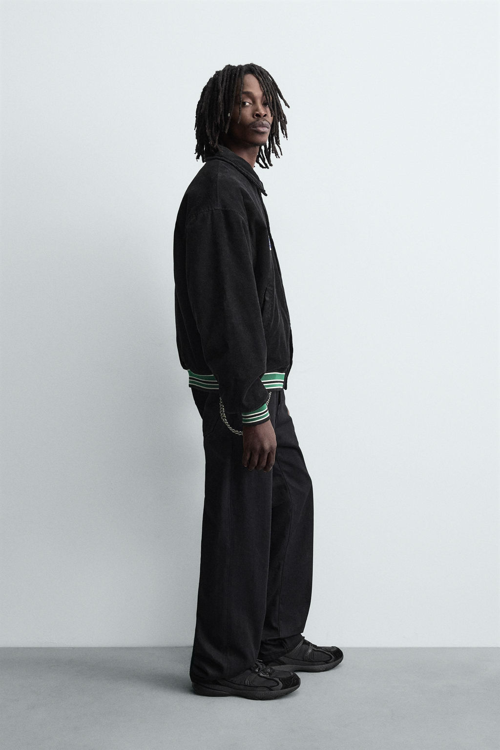 CORDUROY JACKET WITH EMBROIDERED PATCHES - Zara фото 4