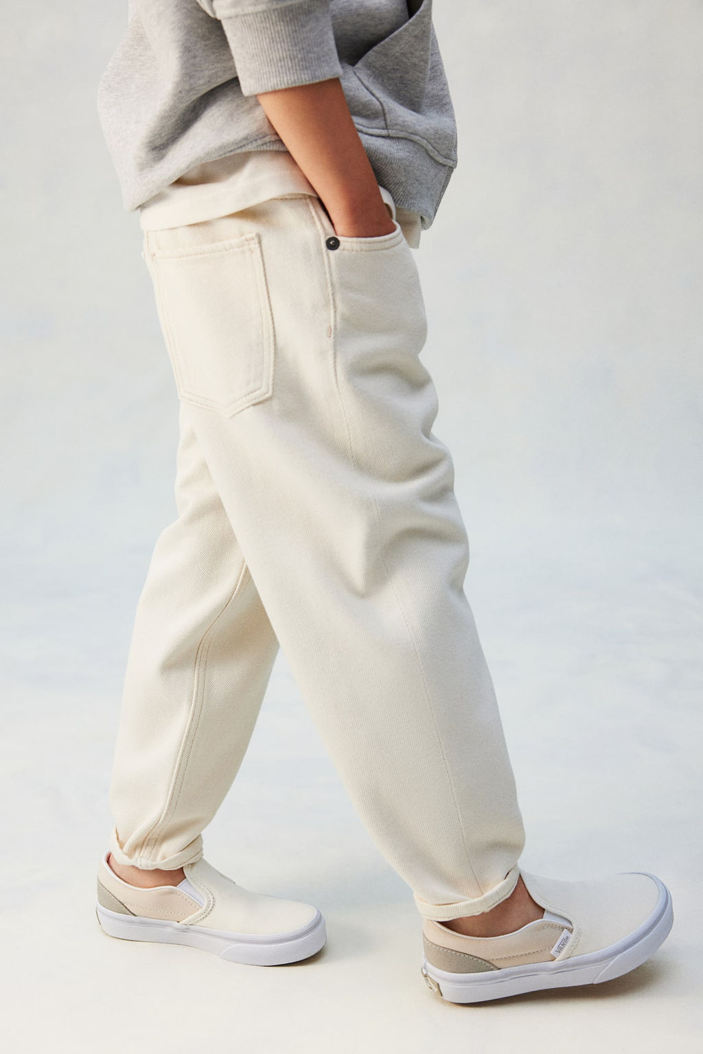 Vaquero pitillo en mezcla de algodon - H&m фото 3