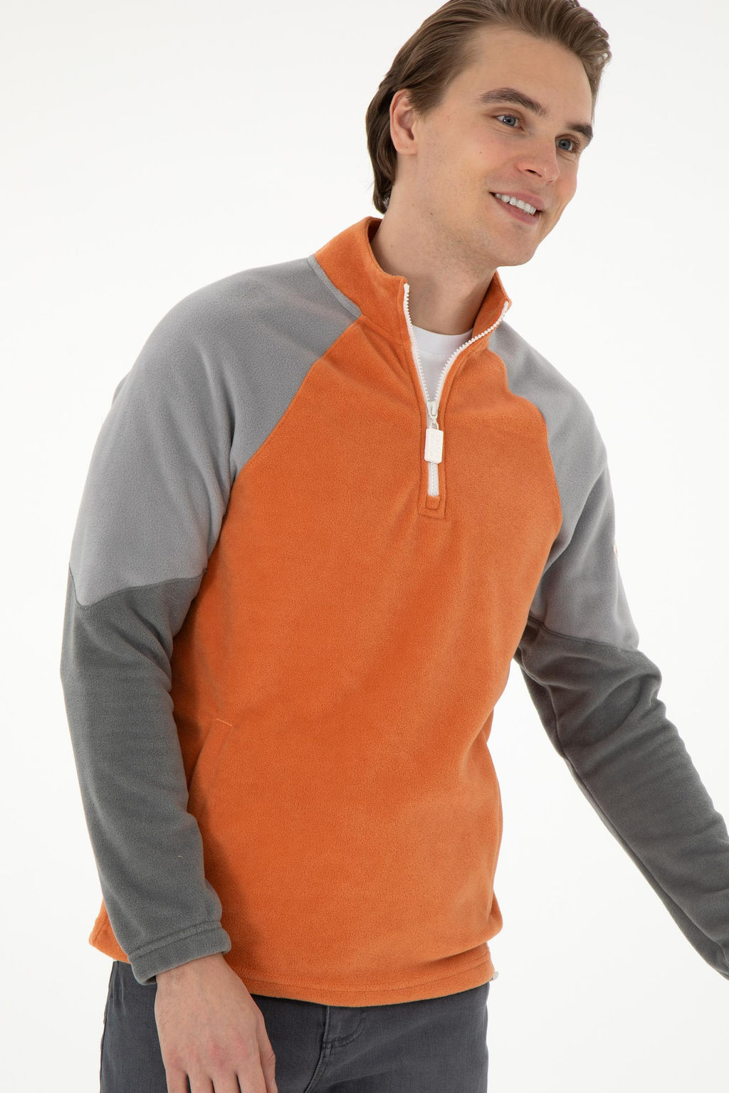 Мужской свитшот цвета корицы Неожиданная скидка в корзине - U.s. polo assn фото 3