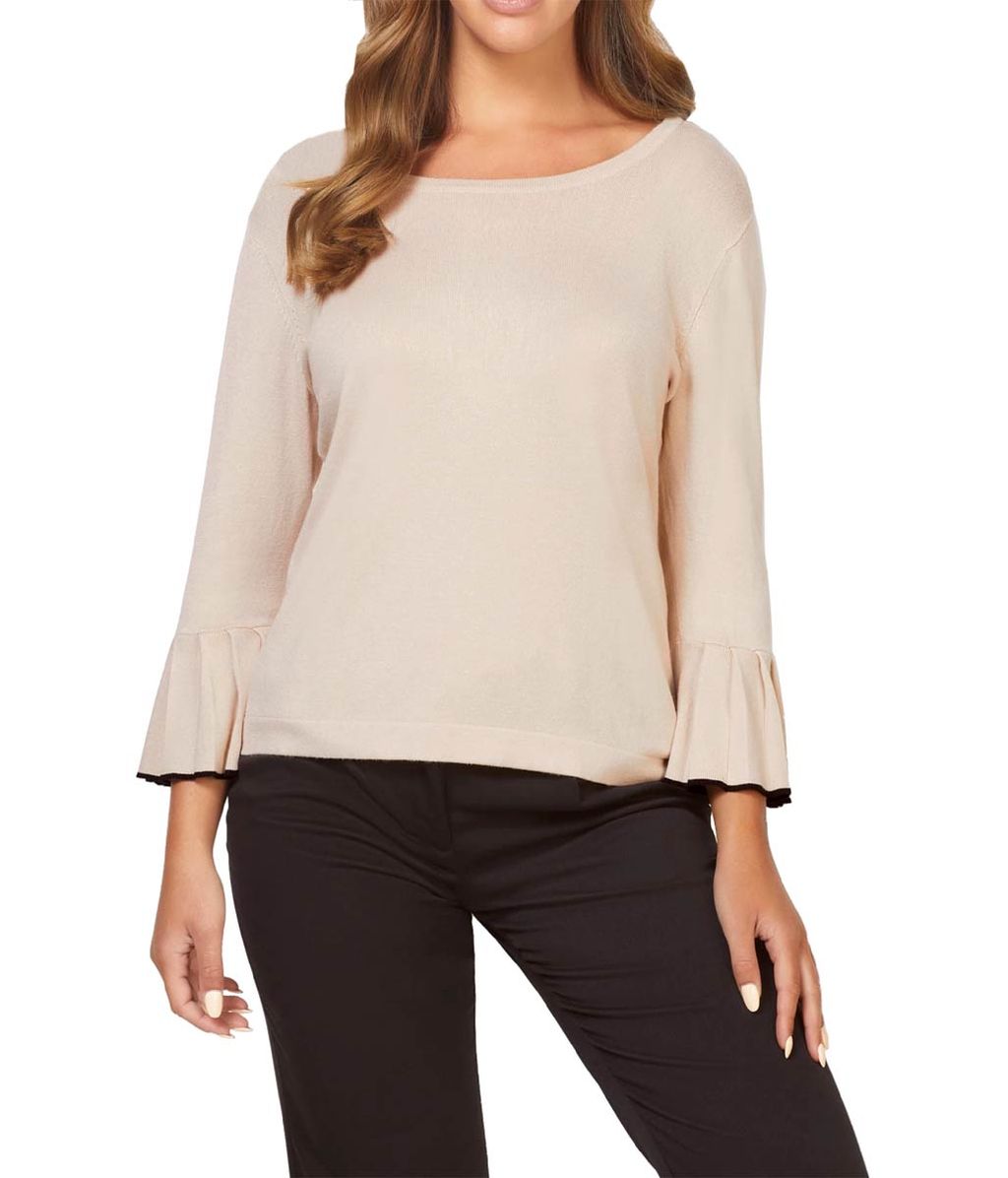 Пуловер, цвета слоновая кость - Ashley brooke фото 3