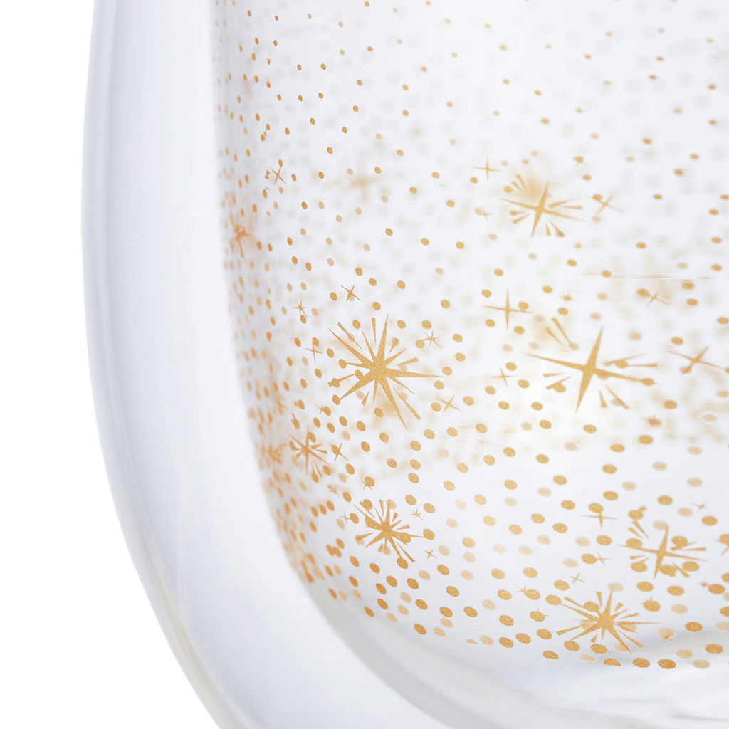 52500 GIPFEL Набор из 2 кружек CHRISTMAS STAR 280 мл с двойными стенками. Матариал: боросиликатное стекло.  фото 3