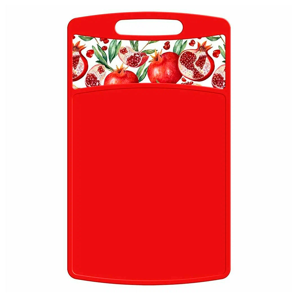 Доска разделочная "Bergamo" прямоугольная 335*220*4 мм с декором , арт. 223152017