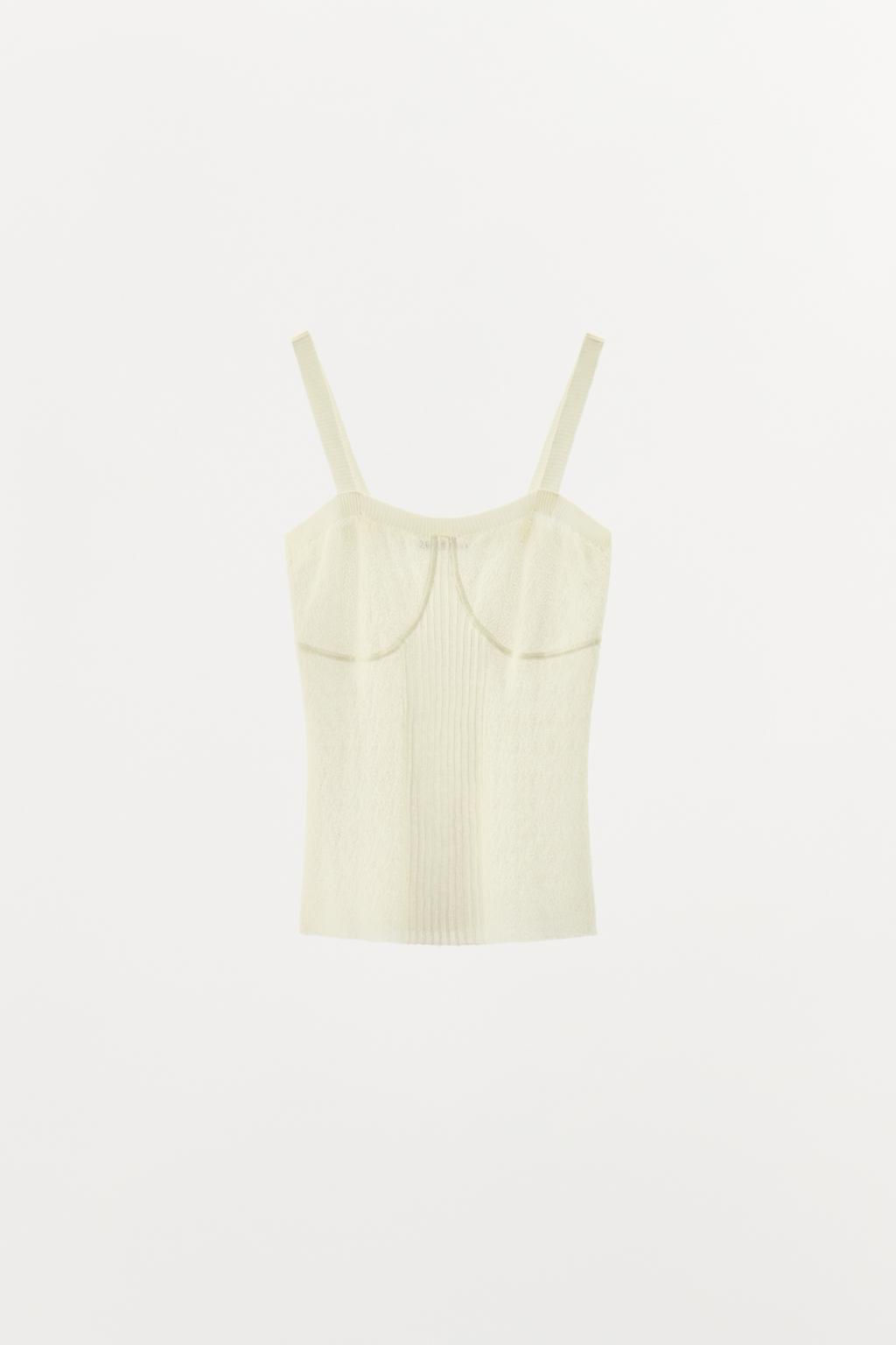 PLEATED KNIT TOP - Zara фото 9