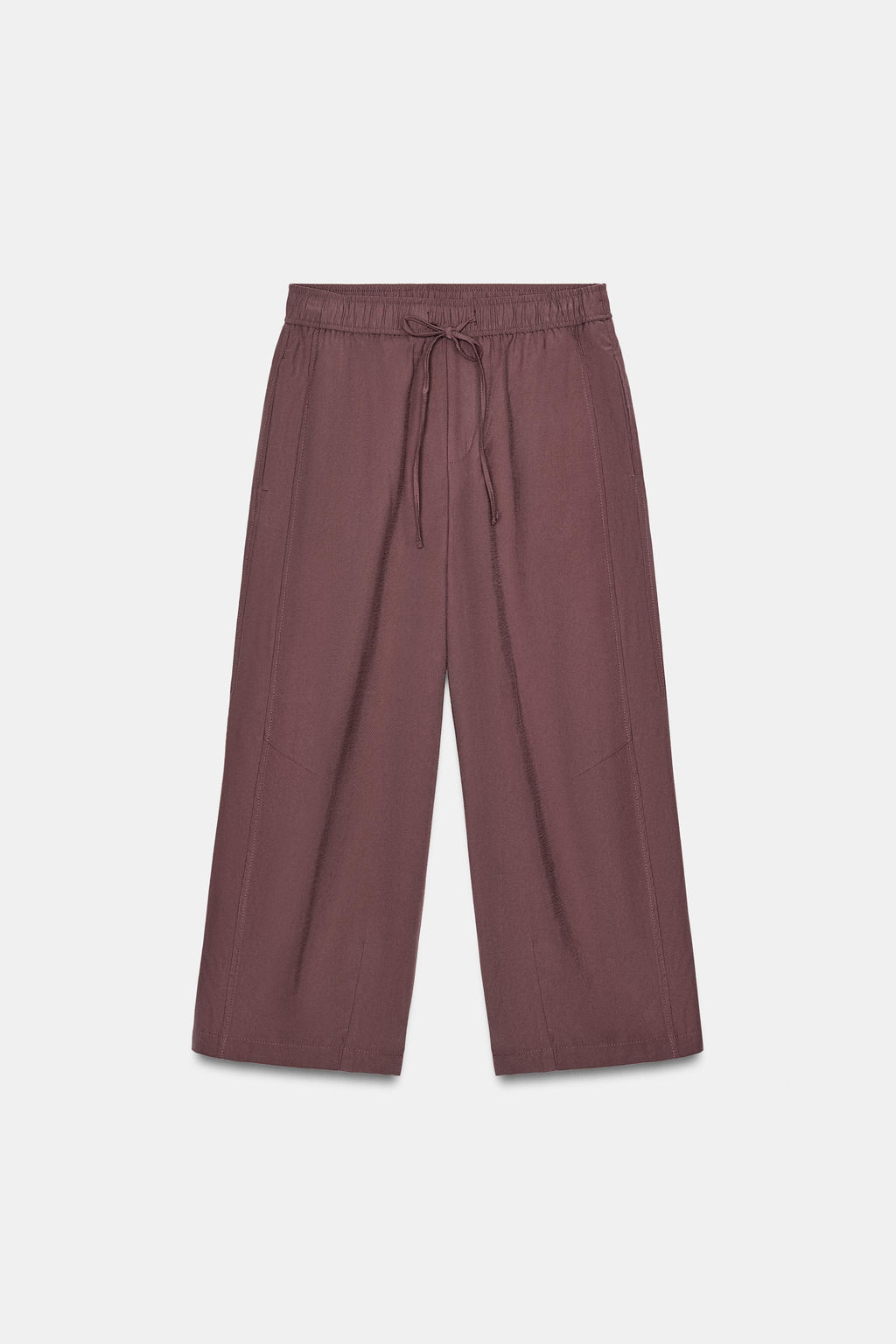 PANTAL?N PIJAMERO BALLOON / Berenjena oscuro - Zara фото 7