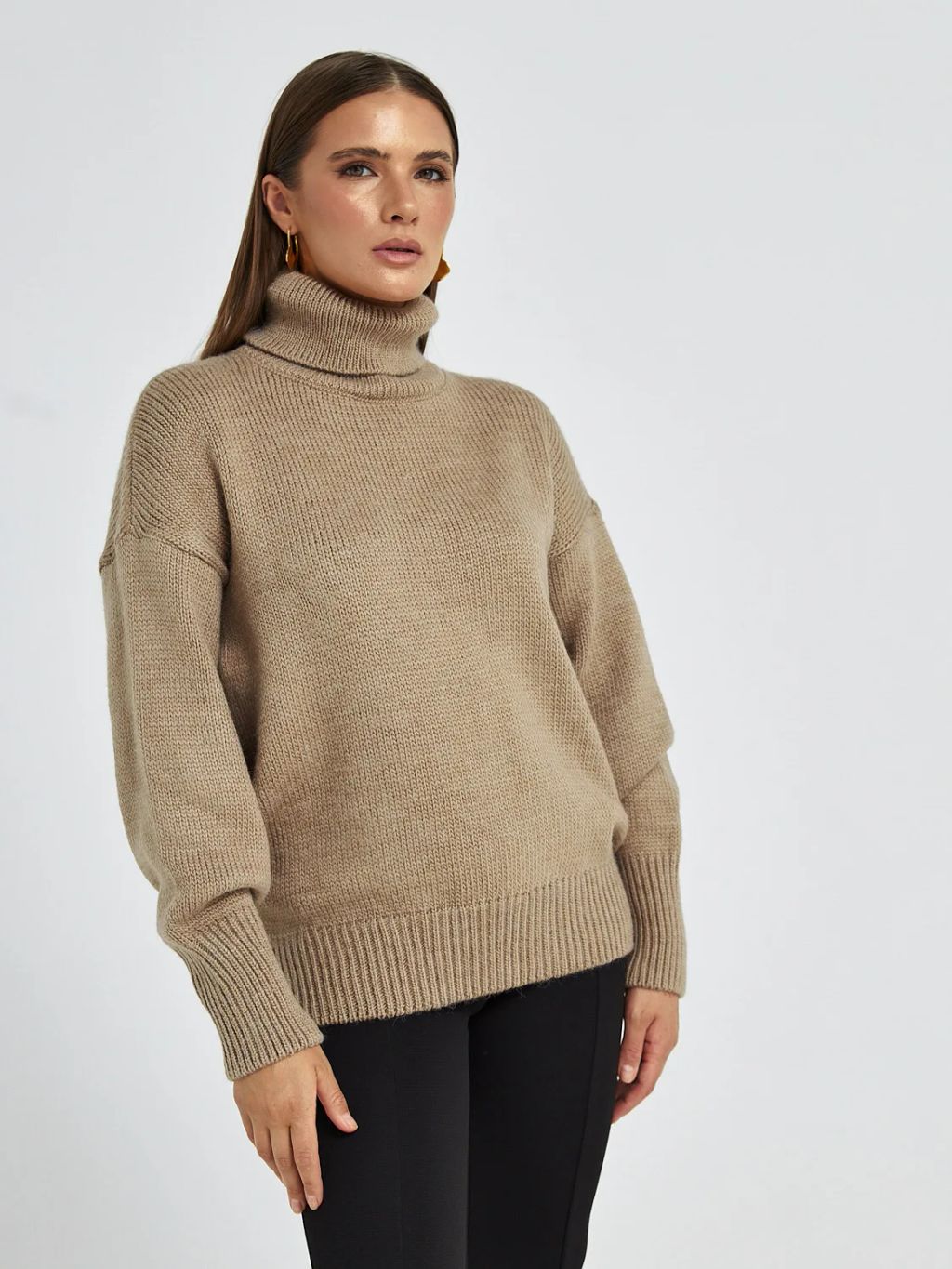 JETTY Джемпер вязаный свитер с горлом  фото 15