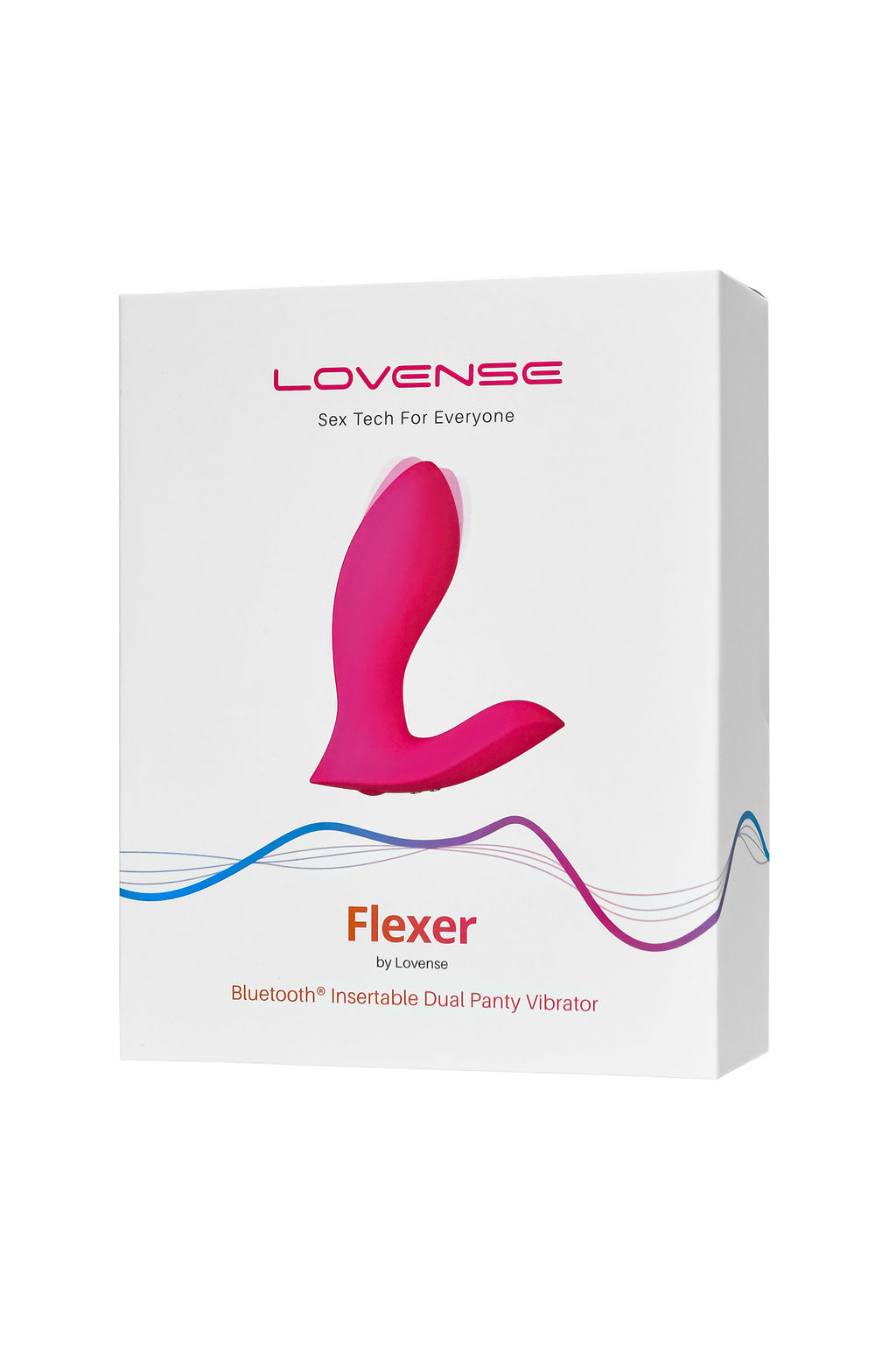 Вибратор Flexer Lovense, силикон, розовый, 10,1 см