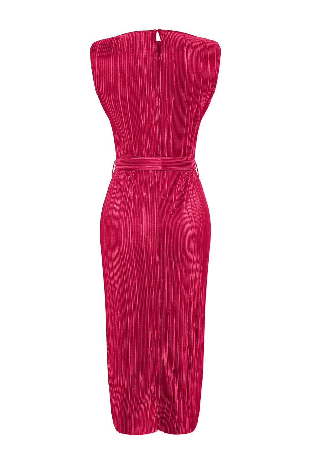 TRENDYOLMILLA Fusya Duz Vatkal? Midi Vatkal? Kusakl? Pilise Orme Elbise TWOSS24EL00131  фото 9