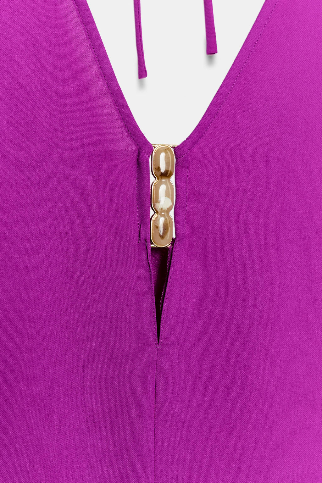 MONO CORTO FORNITURA MANGA ANCHA / Fucsia oscuro - Zara фото 8