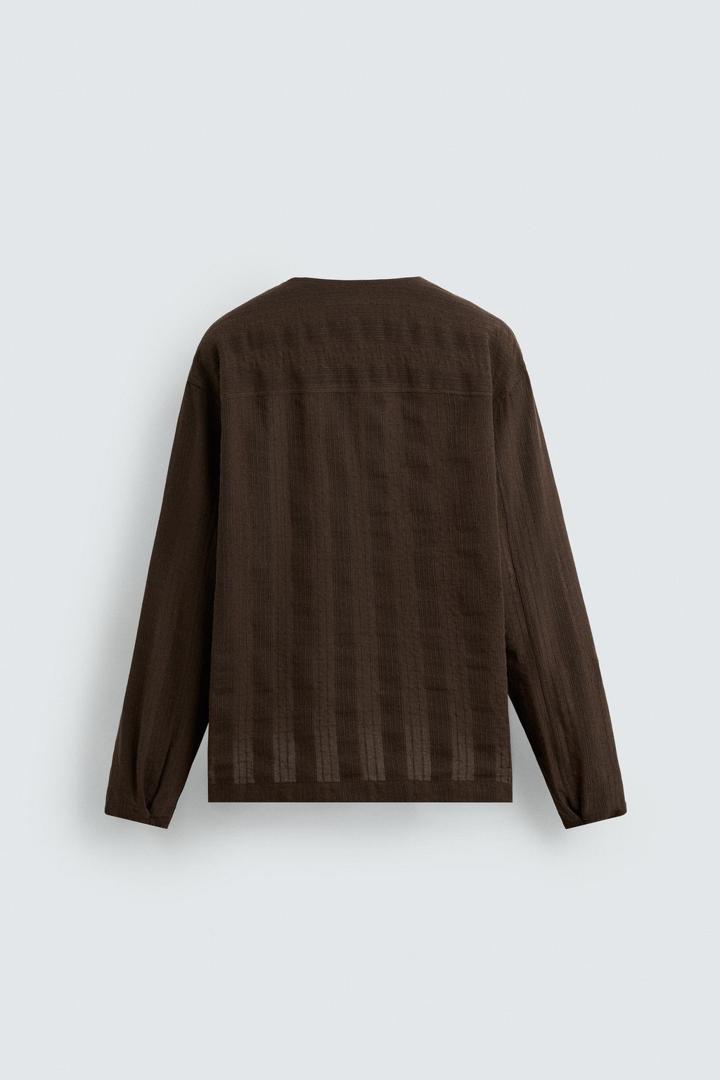 STRIPED JACQUARD SHIRT - Zara фото 9