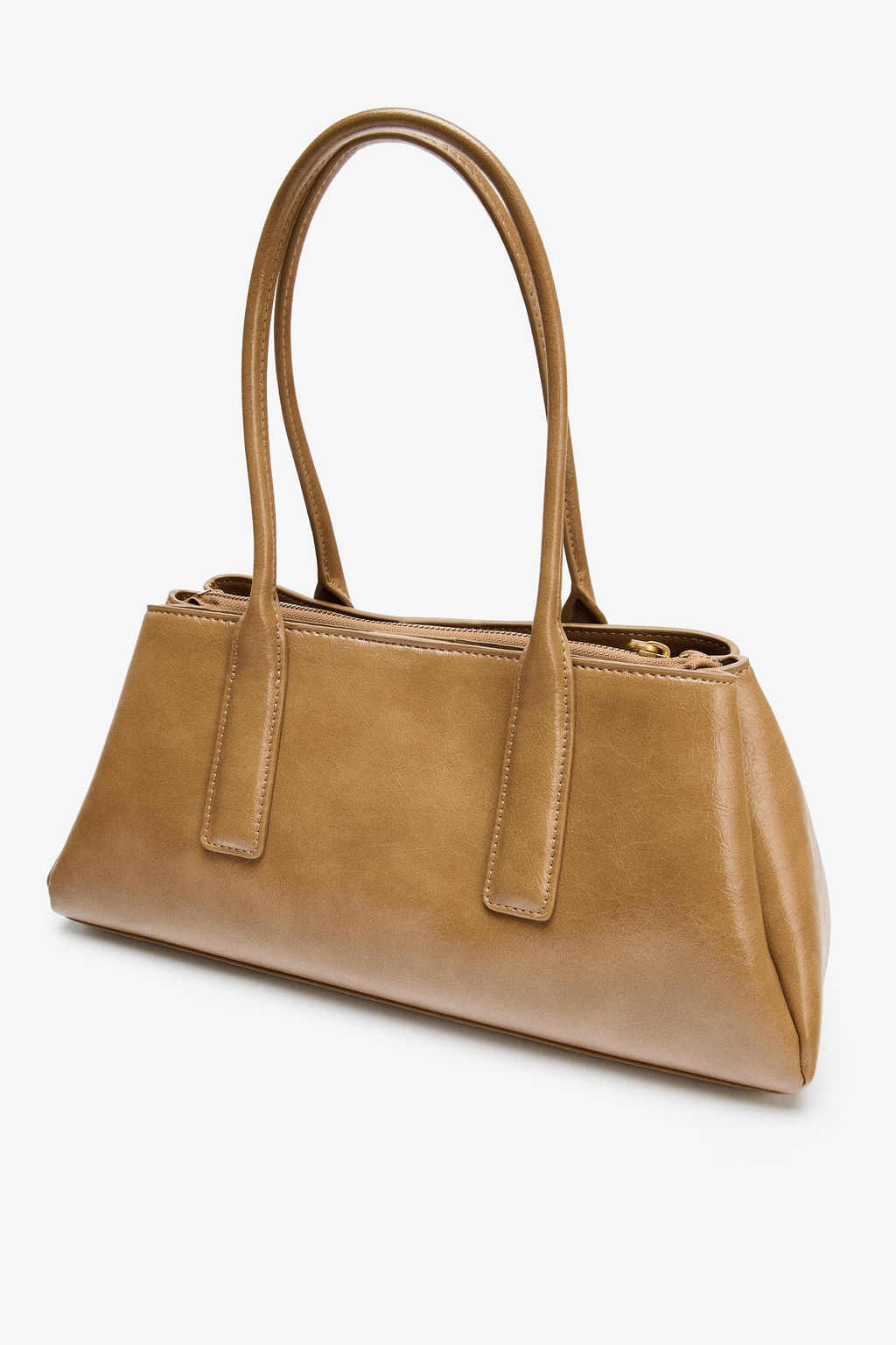 CRACKLED-EFFECT CITY BAG - Zara фото 3