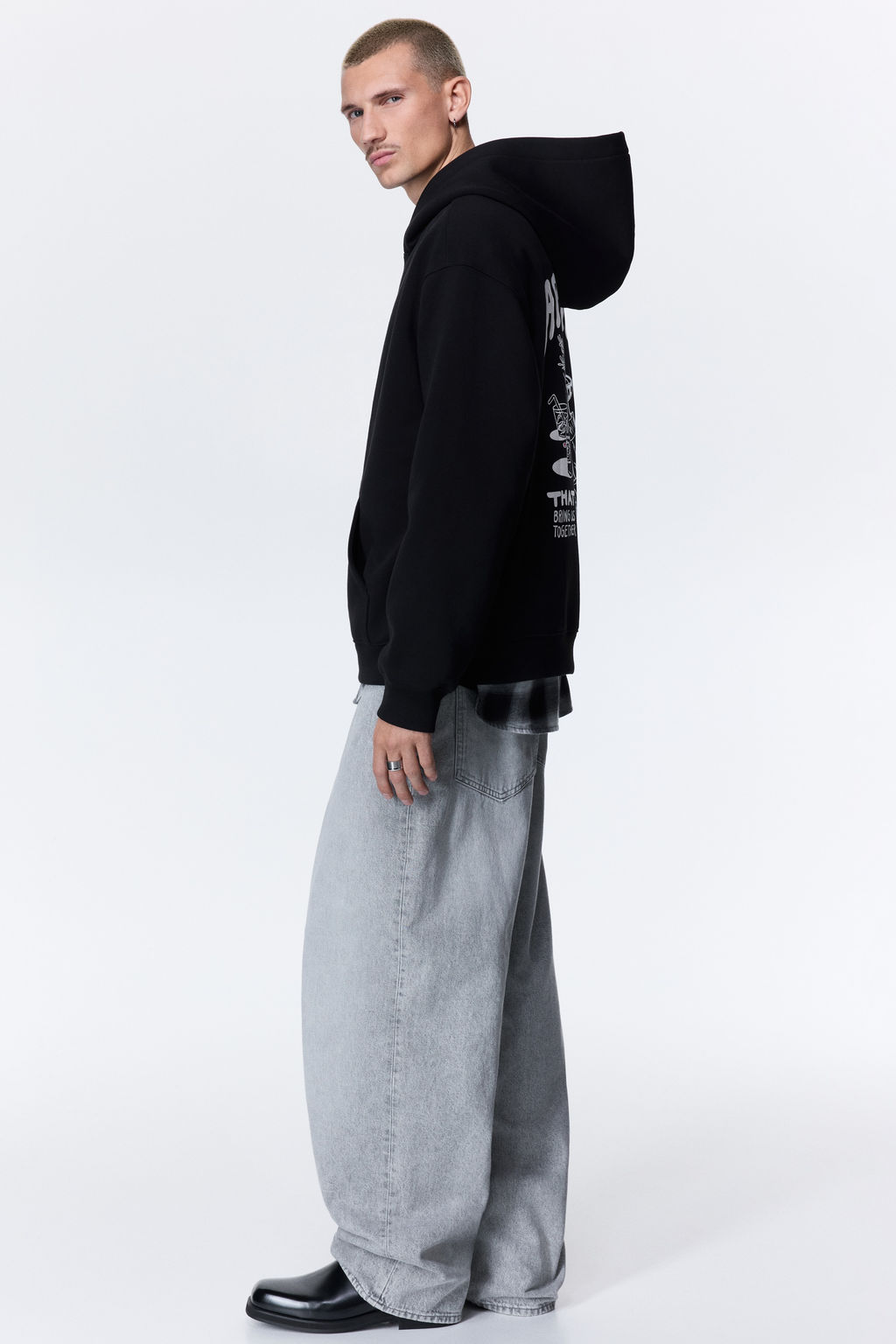 Sudadera con motivo y capucha Relaxed Fit - H&m фото 8