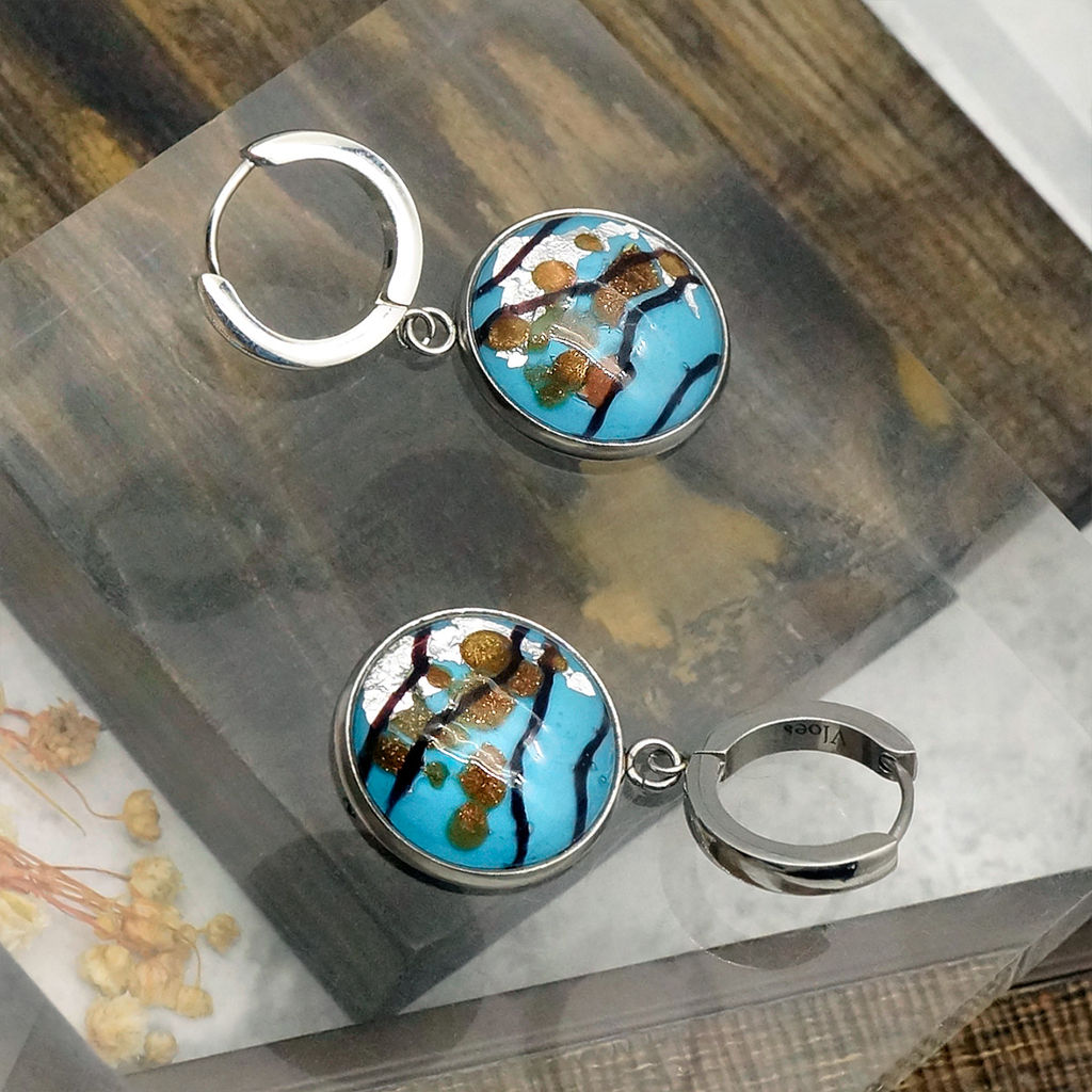 Серьги из муранского стекла FLORENTINA LS3123