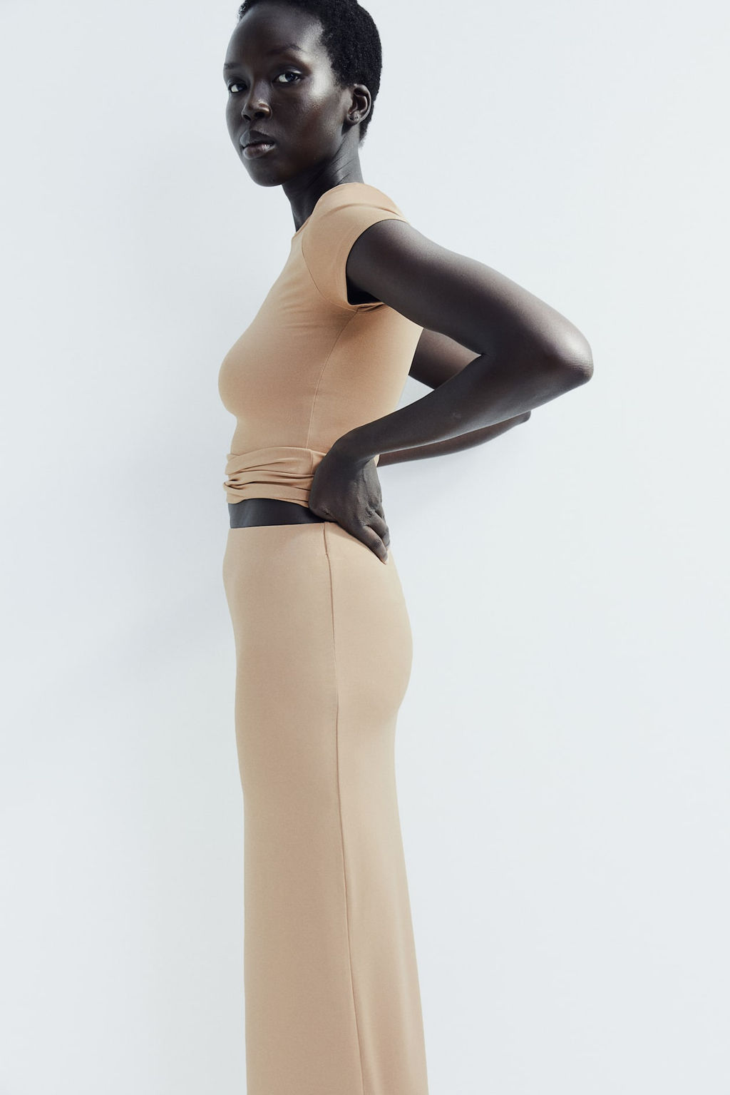 Maxifalda de microfibra - H&m фото 3