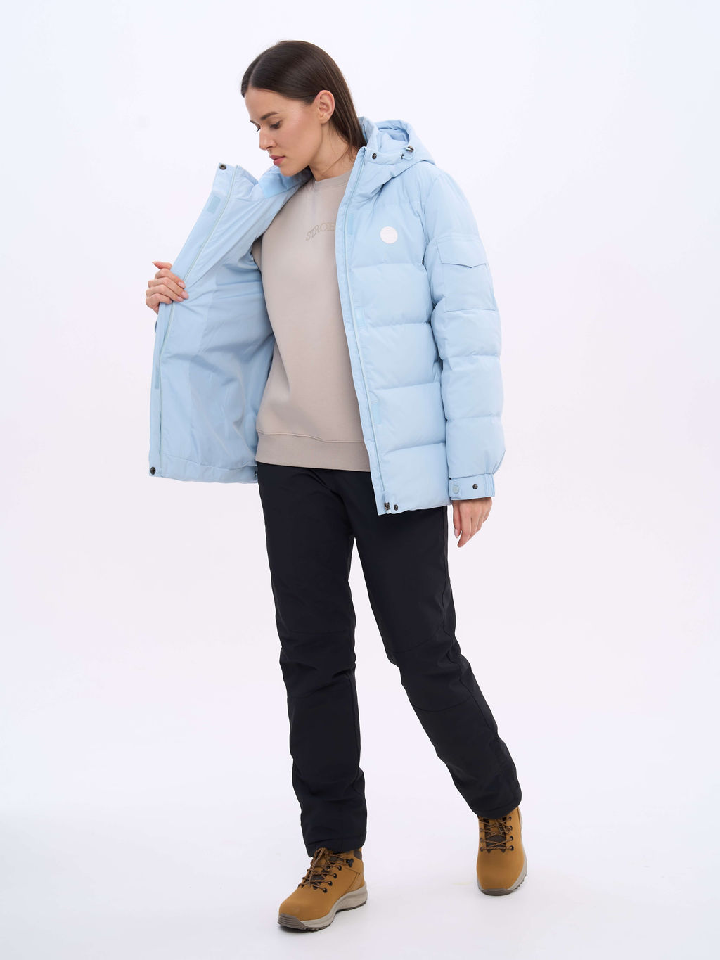 T3396-5 пуховик женский - Strobbs фото 8