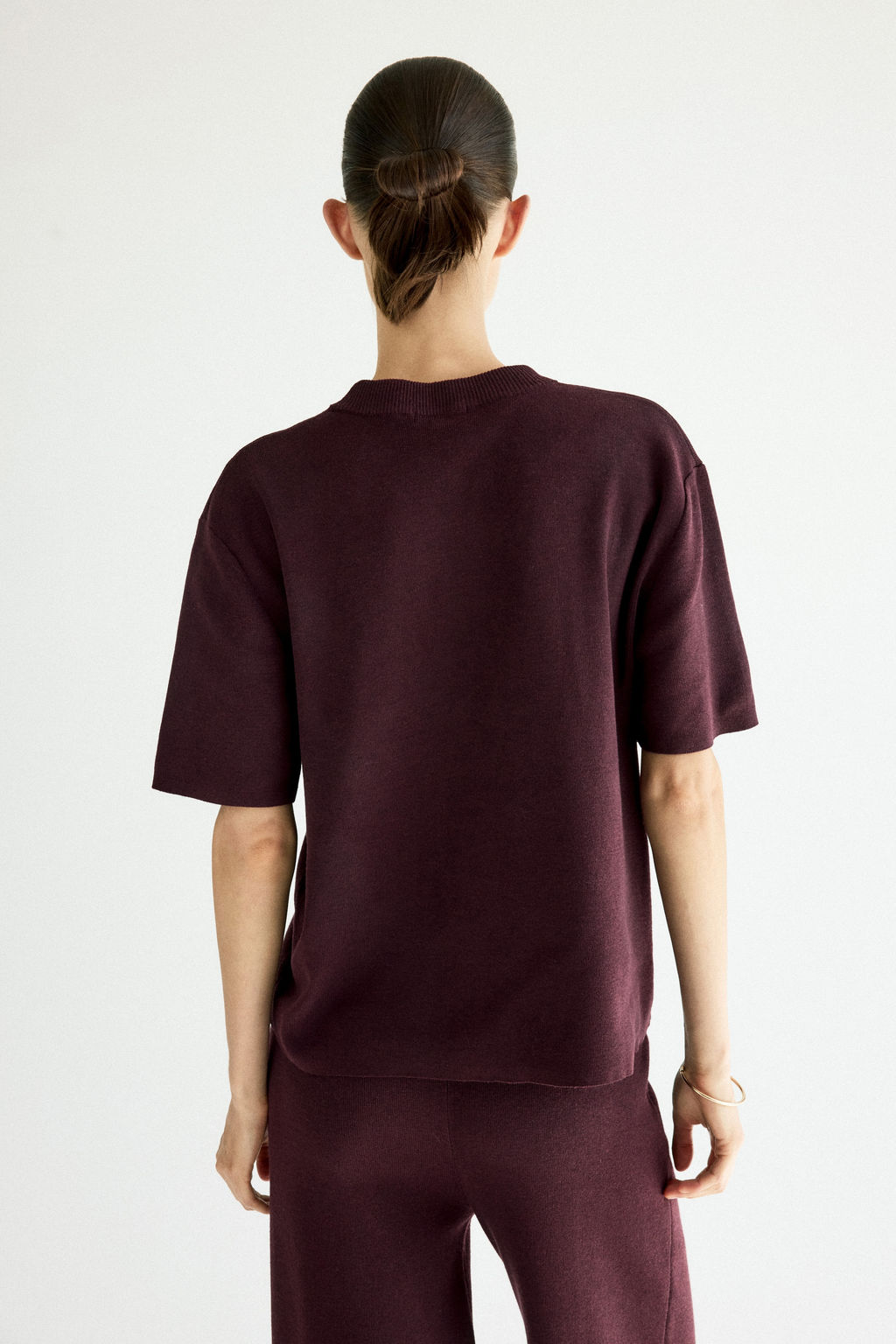 Camiseta en punto fino - H&m фото 5