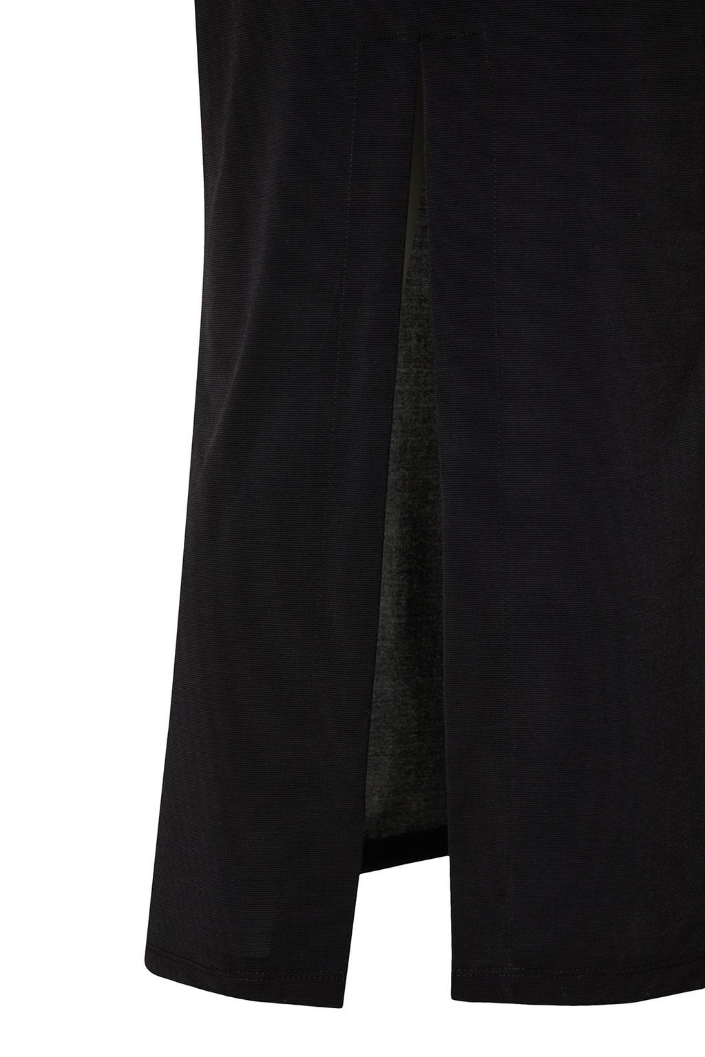 TRENDYOLMILLA Siyah Vucuda Oturan V Yaka Dokuma Elbise TPRAW25EL00164  фото 7