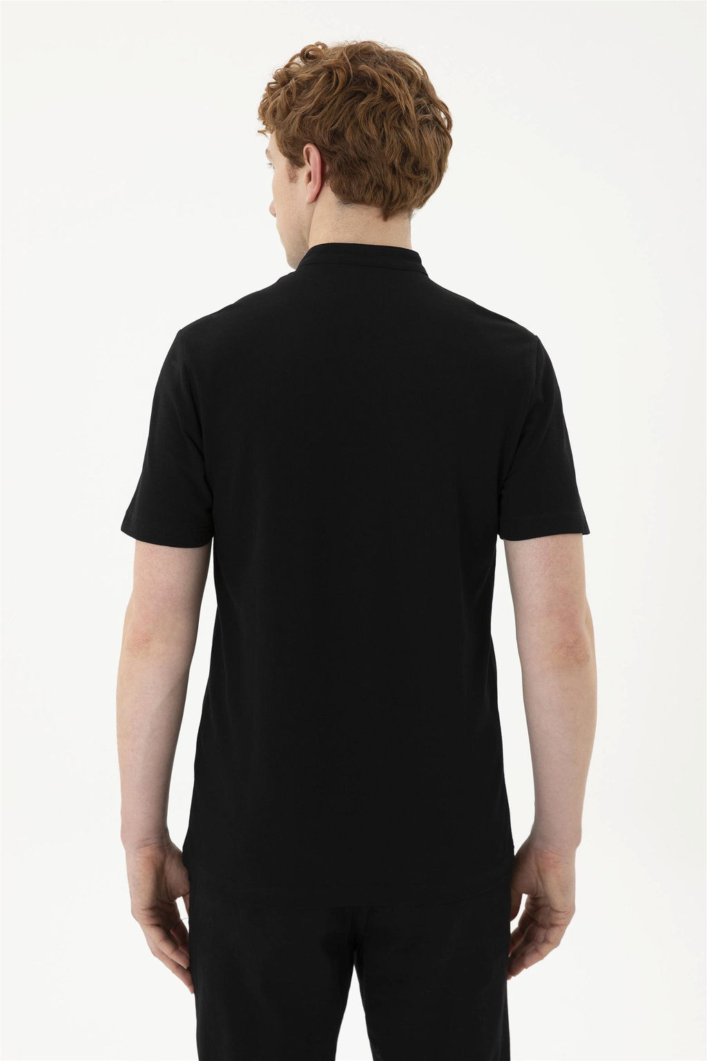 Мужская черная базовая футболка - U.s. polo assn фото 5