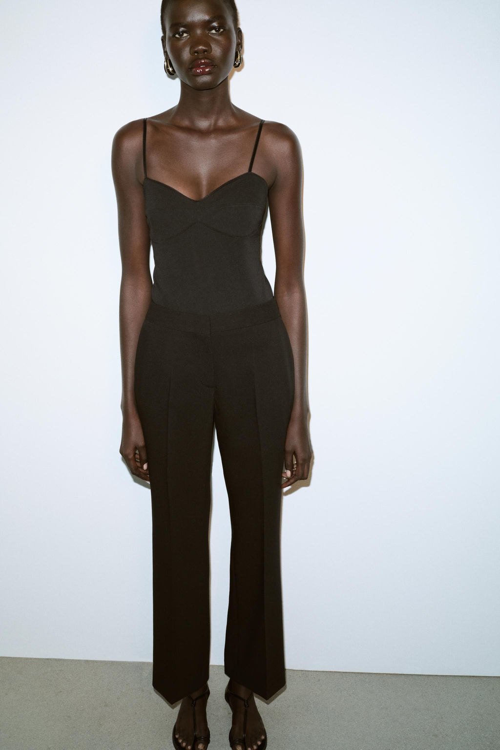 HIGH-WAIST STRAIGHT-LEG TROUSERS - Zara фото 12