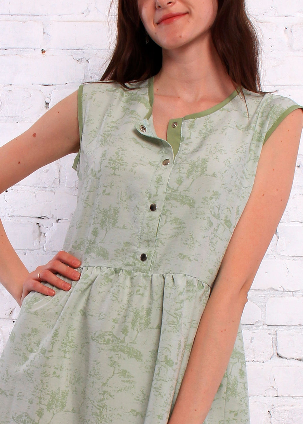 ПЛАТЬЕ ПЛ539 МЕНТОЛ - Assana фото 3