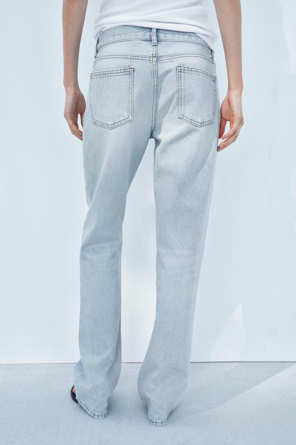 ZW COLLECTION STRAIGHT BOOTCUT LOW-RISE JEANS - Zara фото 12