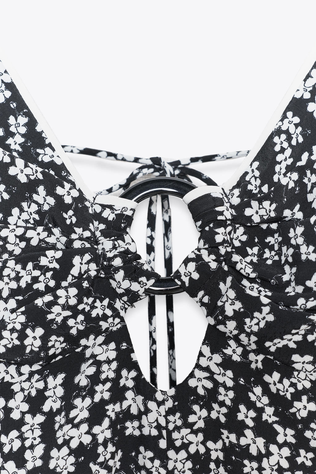FLORAL PRINT MIDI DRESS - Zara фото 10