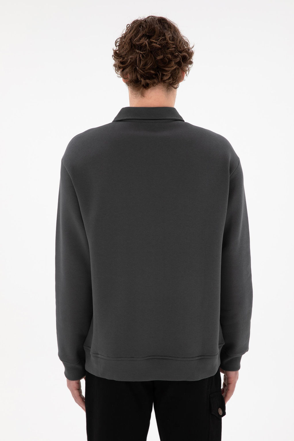 Мужская базовая толстовка Anthracit Неожиданная скидка в корзине - U.s. polo assn фото 5