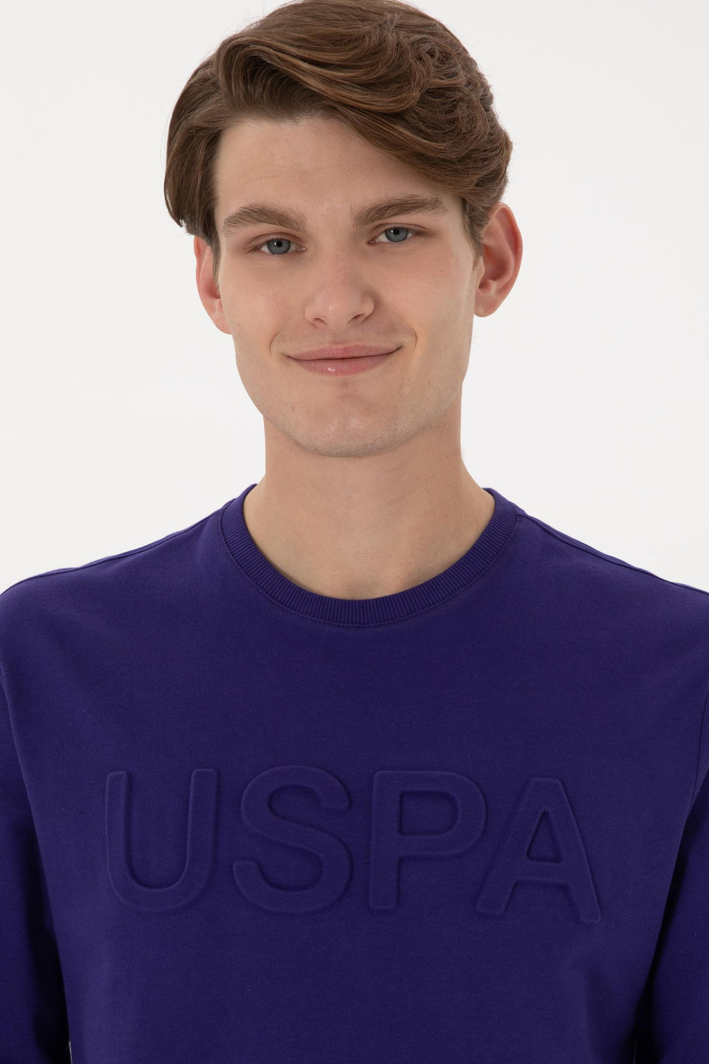 Erkek Mor Basic Sweatshirt - U.s. polo assn фото 2
