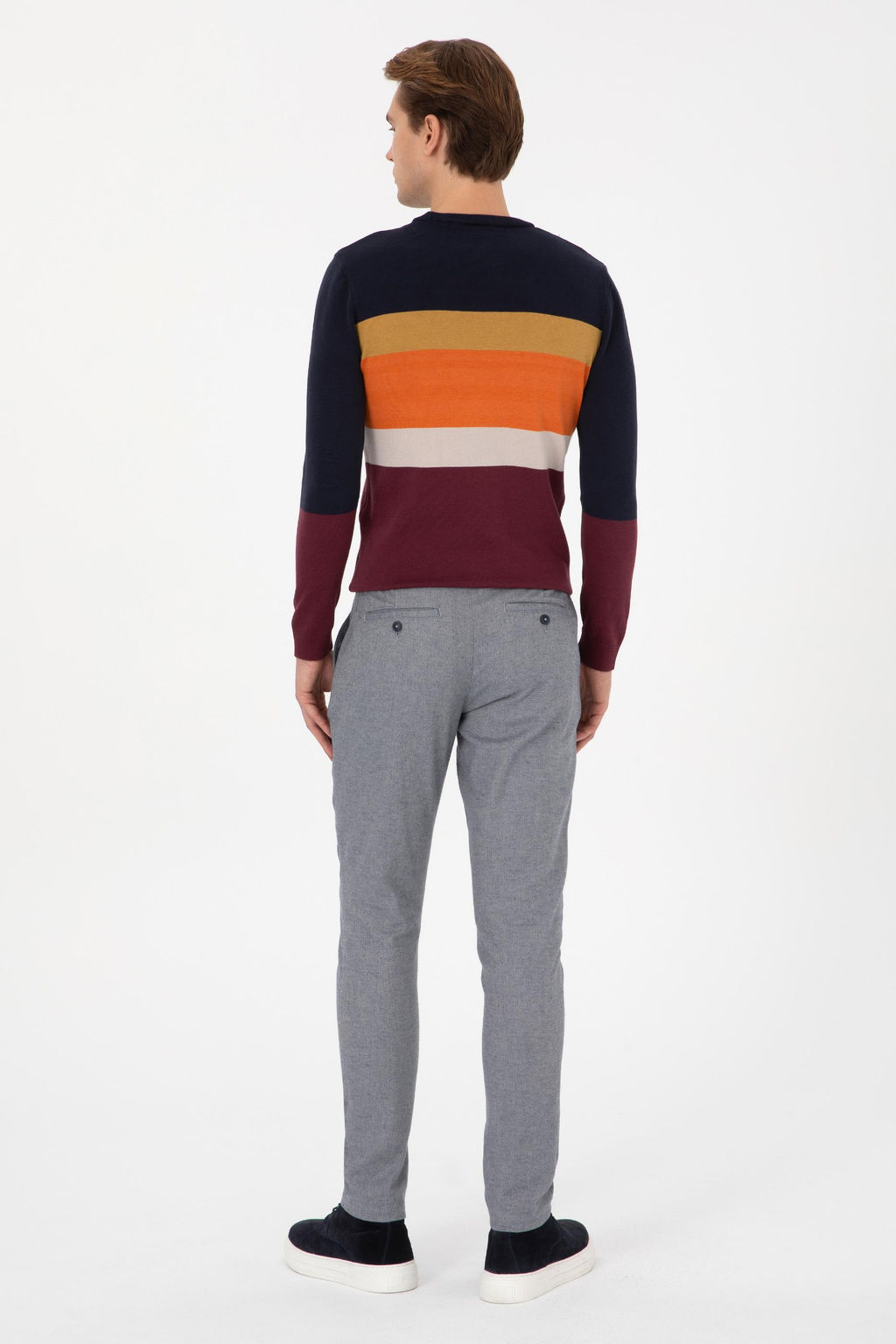 Erkek Slim Fit Saks Kanvas Pantolon - U.s. polo assn фото 4