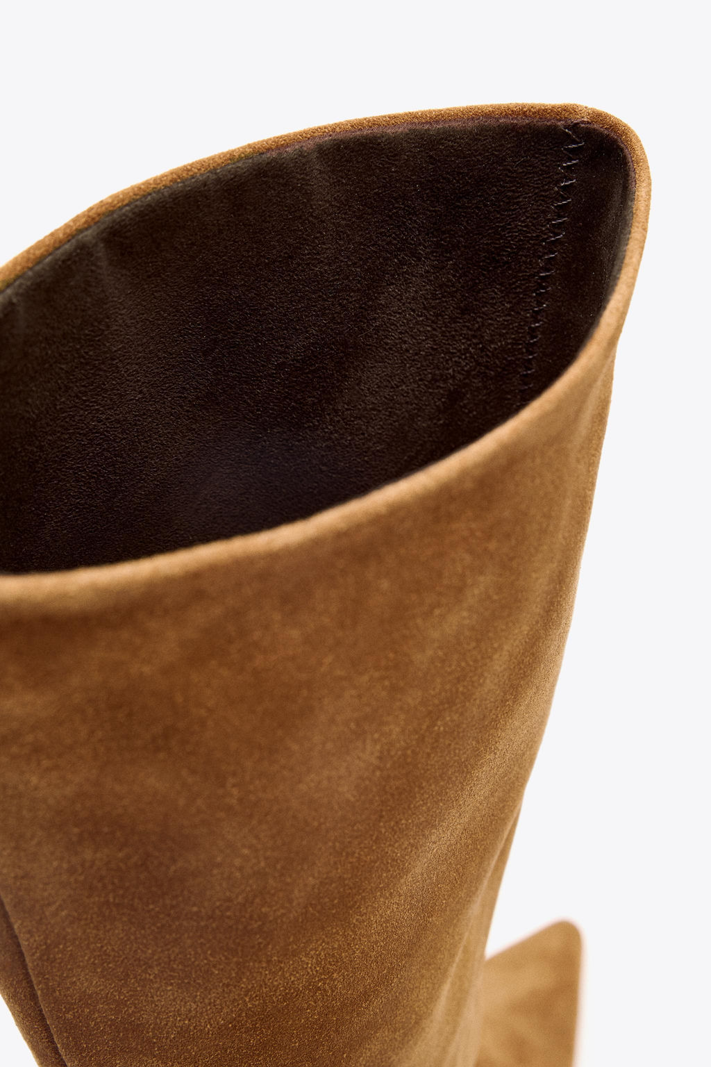 SUEDE HEELED BOOTS - Zara фото 8