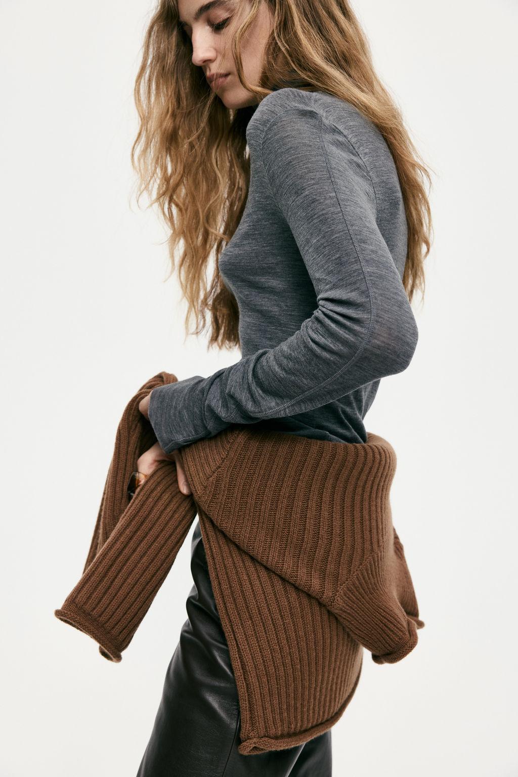 Top de lana con cuello alto - H&m фото 3