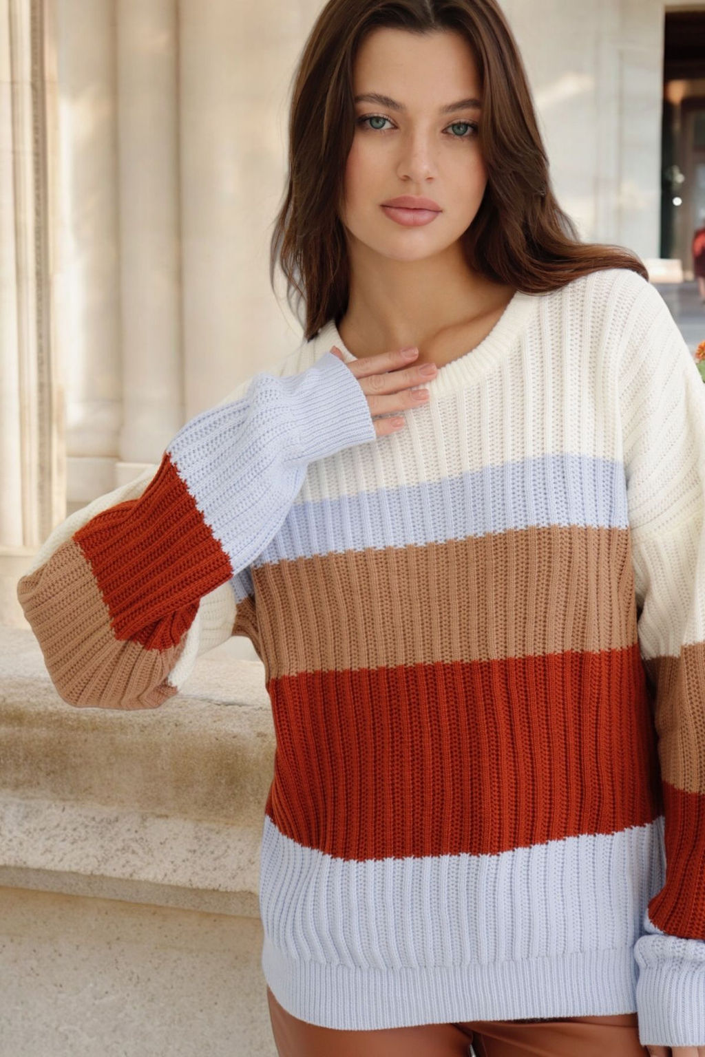 9929 Джемпер голубой - Martichelli фото 14