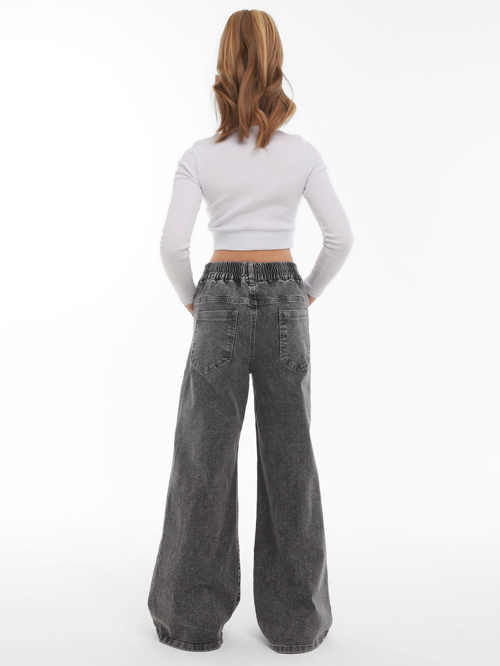 Джинсы-палаццо для девочек - СИНЯЯ МОДА фото 9