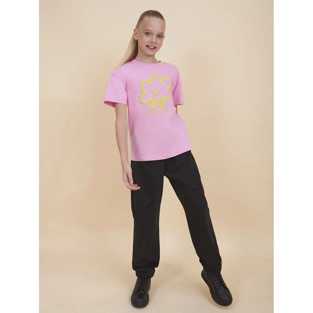 PELICAN, футболка для девочек, Розовый  фото 4