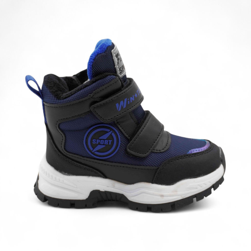 Ботинки мембранные на меху В7717-10 синие - BONCY фото 2