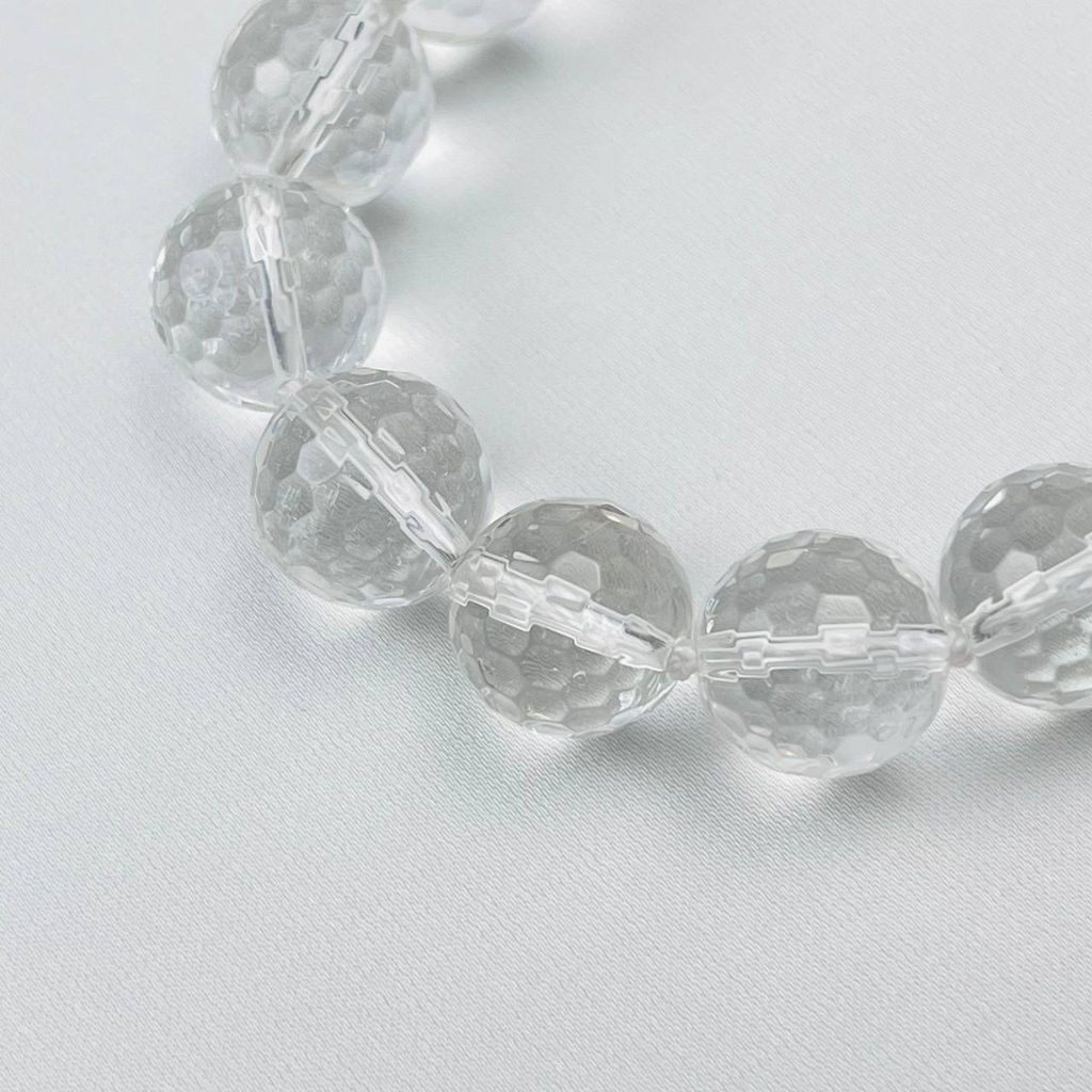 Браслет из камня Горный Хрусталь 16,5 см +