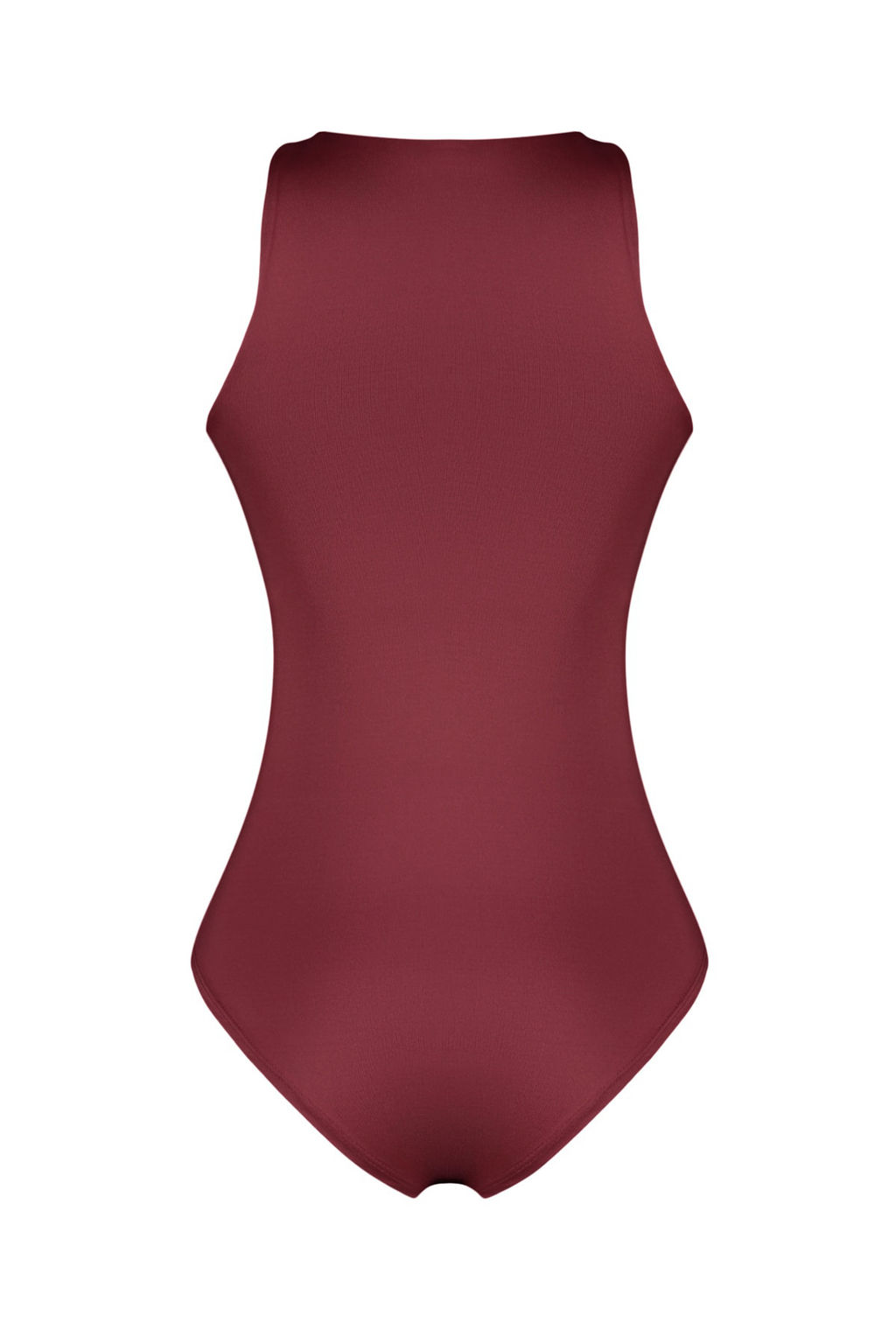 Bordo Halter Yaka Vucuda Oturan Esnek Alttan C?tc?tl? Orme Body TWOSS20BD0044