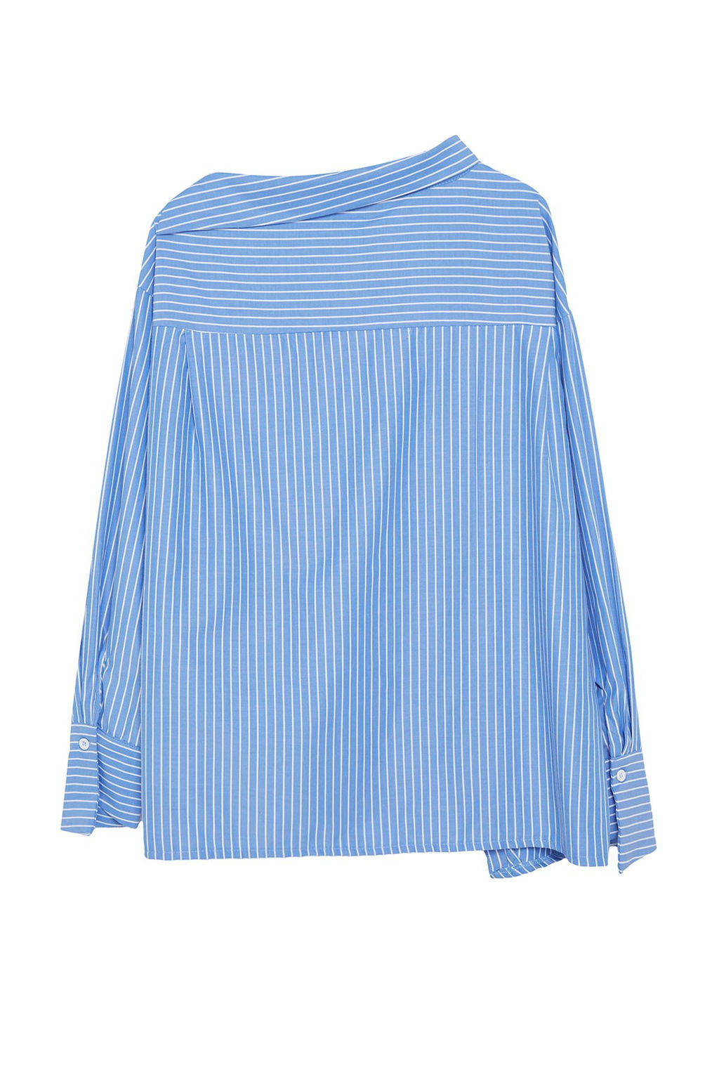 Limited Edition Pembe Yaka Detayl? Cizgili Dokuma Gomlek TWOAW25GO00065