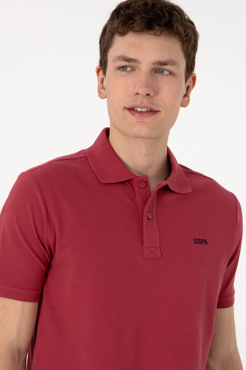 Erkek Regular Fit Polo Yaka Vi_ne Basic Ti__rt Sepette S_rpriz _ndirim - U.s. polo assn фото 2