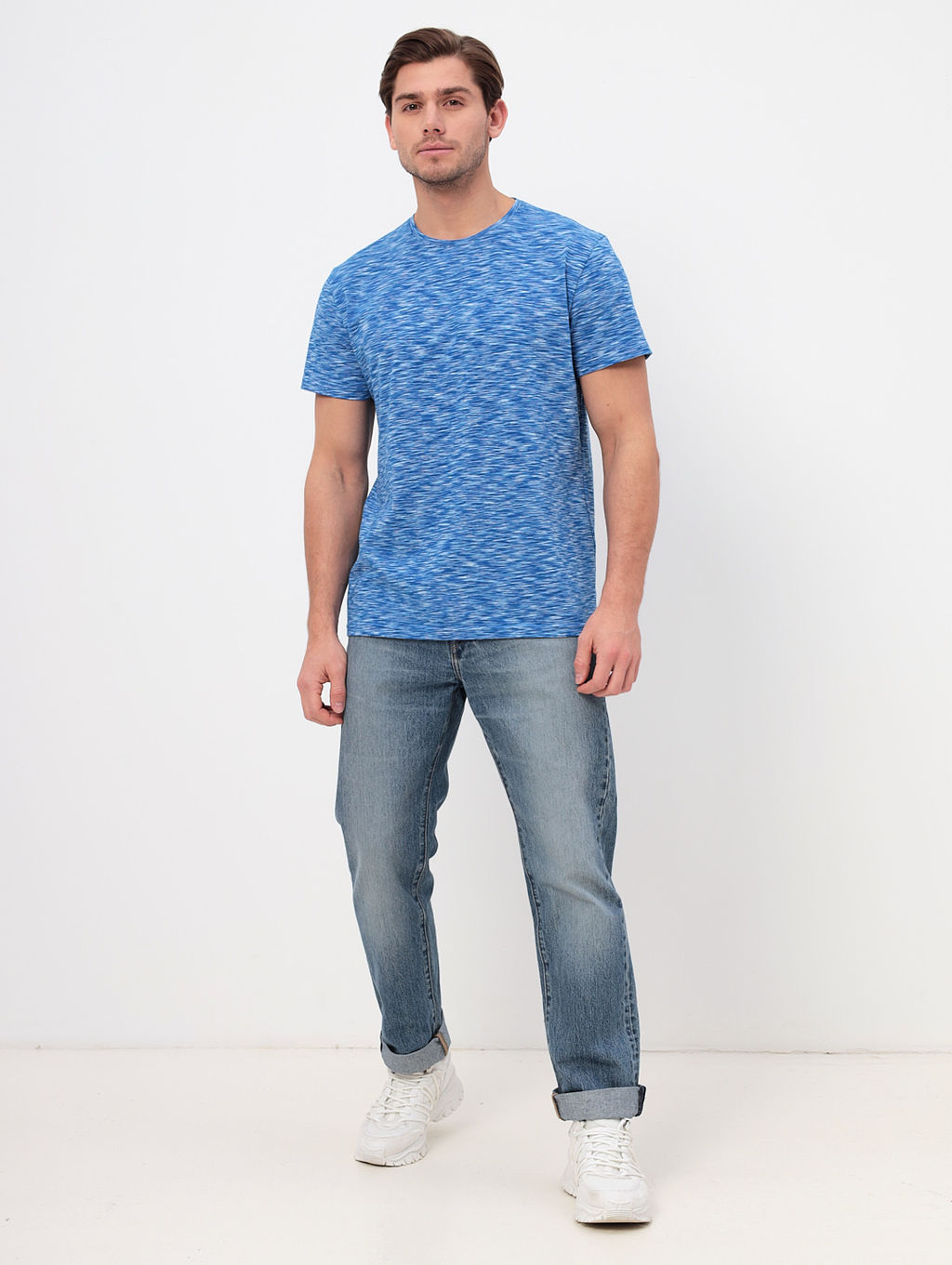 Футболка мужская короткий рукав GREG G145-KM-OR1030 (голубой)  фото 5