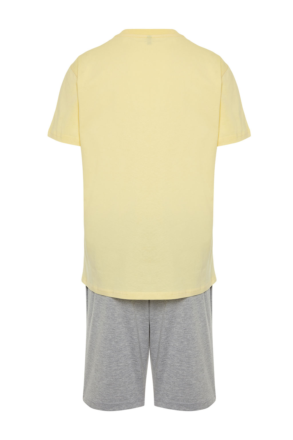 TRENDYOL MAN Mavi %100 Pamuk Regular Fit Orme Yazl?k Sortlu Pijama Tak?m? THMSS21PT0216 - Trendyolmilla фото 8