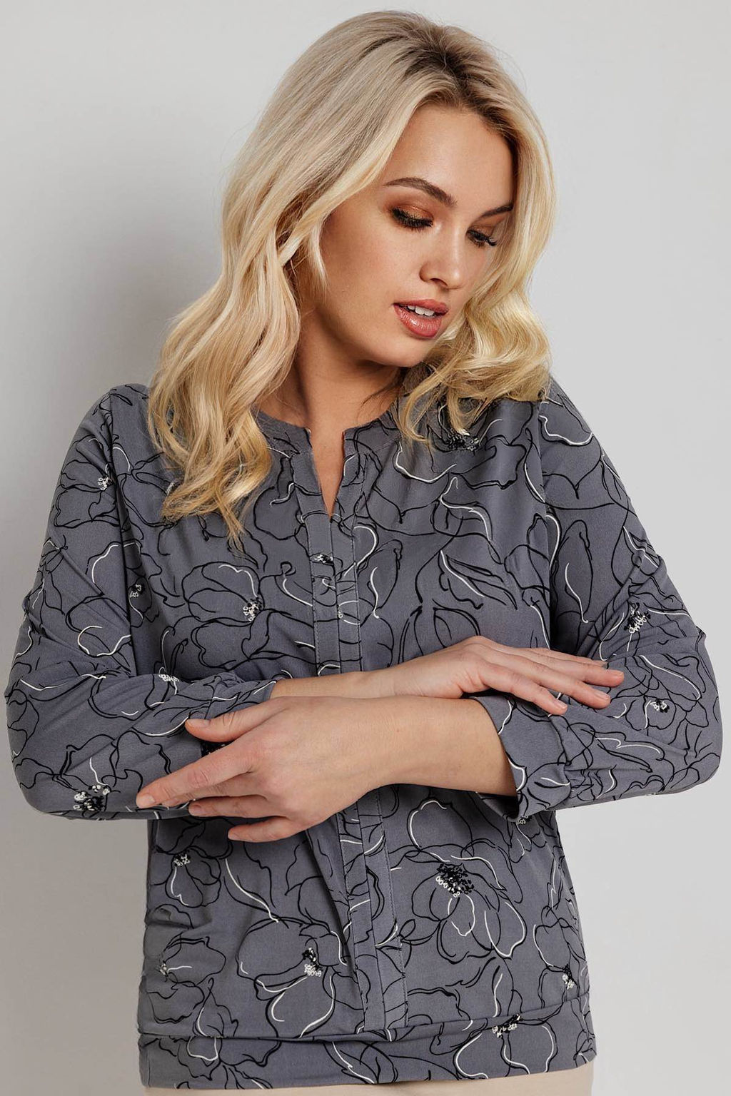 Блузка женская 3055/21/Серый